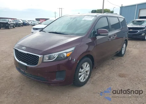 2017 Kia Sedona Lx from USA, damaged, VIN KNDMB5C12H6253956